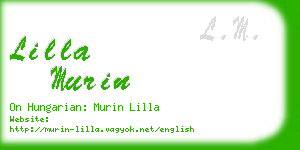 lilla murin business card